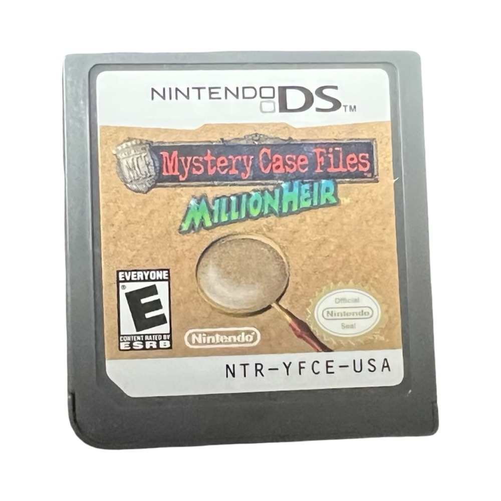 MYSTERY CASE FILES: MILLIONHEIR NINTENDO DS GAME 3DS 2DS LITE DSI XL